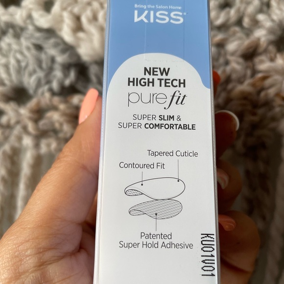 Impress Press on Nails Short Square Baby Blue Nails NEW - Picture 6 of 7